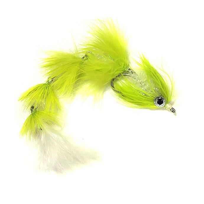 P0075 Pisces Polar Articulated Feather Game Changer Chartreuse