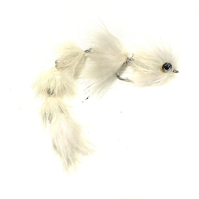 P0078  Pisces Polar Articulated Feather Game Changer White