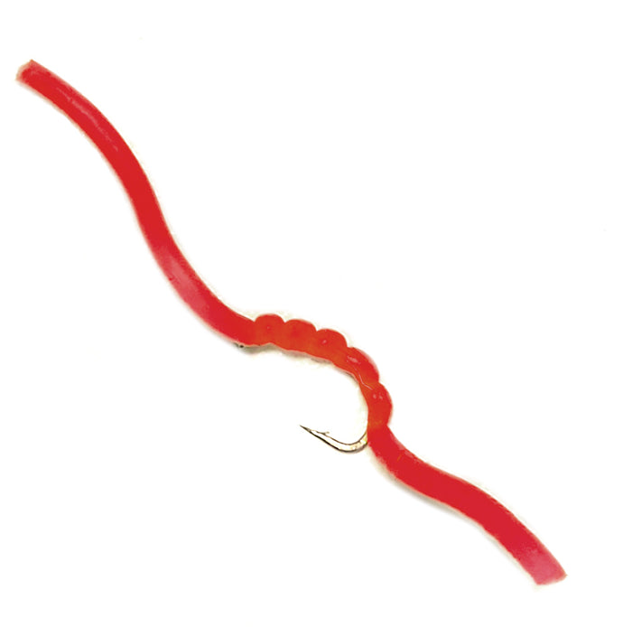 N0175 Squirmy Worm Red