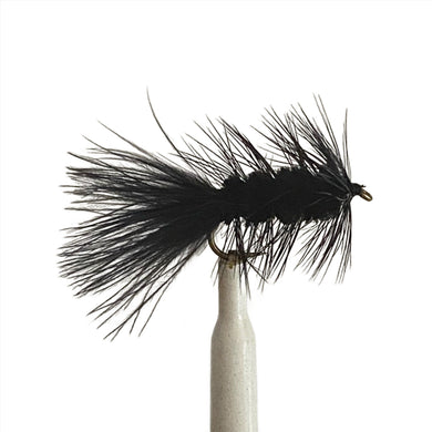 Fly Fishing Dry FLy Best Pattern Australia New Zealand Tasmania Wooly Bugger Black Weighted