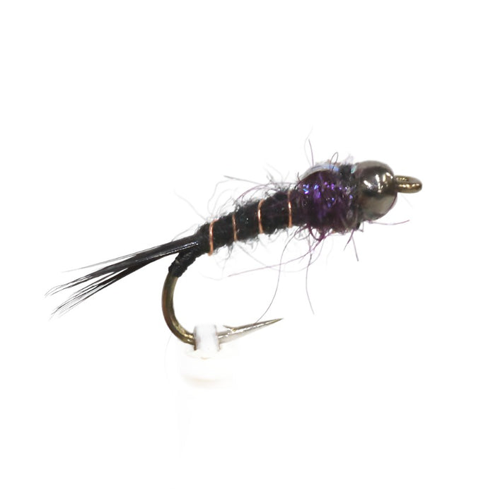 Claret Dubbing sparkle black bead head nymph Australia New Zealand NZ