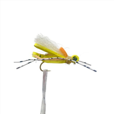 Pisces Fishing Tackle Fly Fishing Dry Fly Best Australia New Zealand Tasmania Victoria New South Wales Thunder Thighs Hopper Yellow