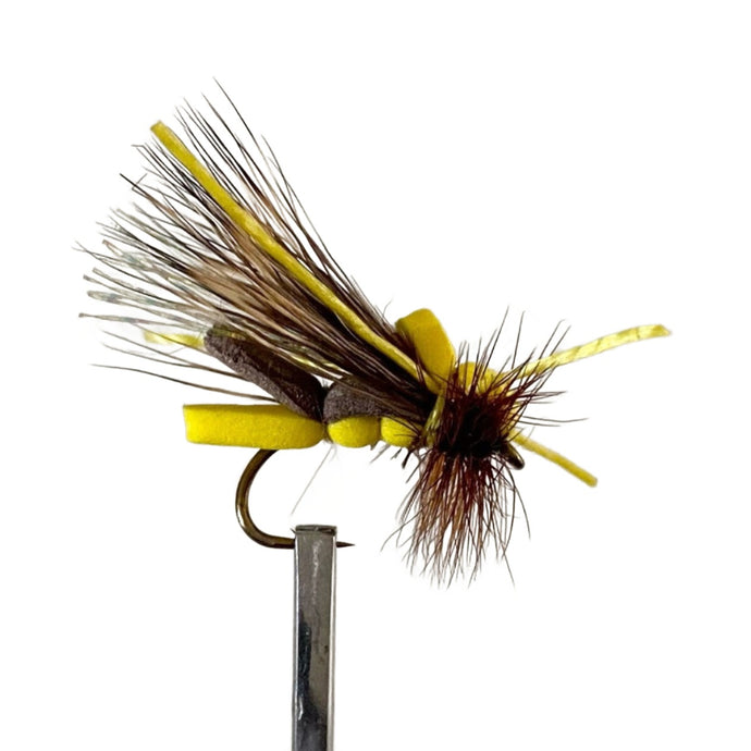 Fly Fishing Dry Fly Best Australia Tasmania New Zealand Bruisers Bug Yellow Brown