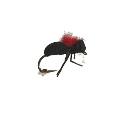 Fly Fishing Dry FLy Best Pattern Australia New Zealand Tasmania RB Hi Vis Black Beetle